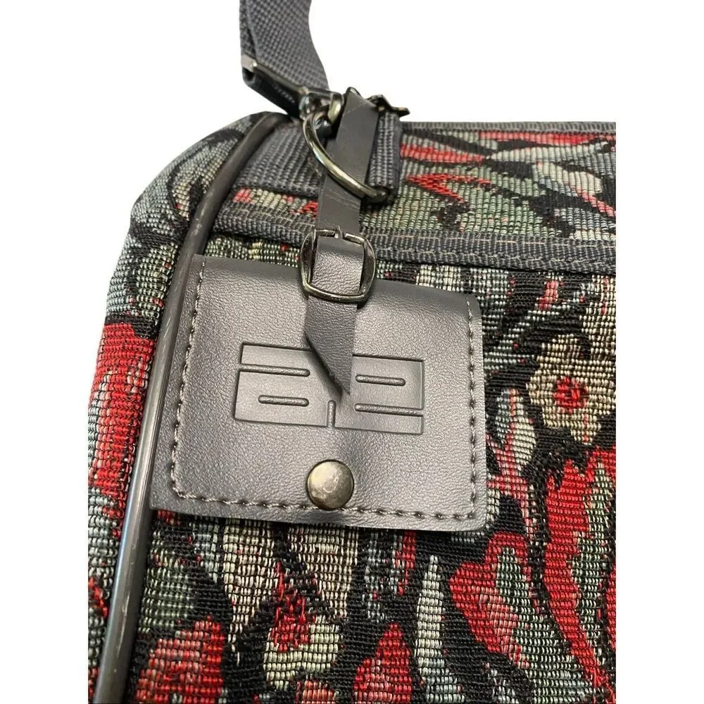 Amelia Earhart Luggage Unisex Travel Garments Bags Multicolor Floral Vintage